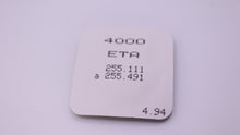 ETA - Quartz Circuits - Part#4000 - Calibre 255.111 / 255.491-Welwyn Watch Parts