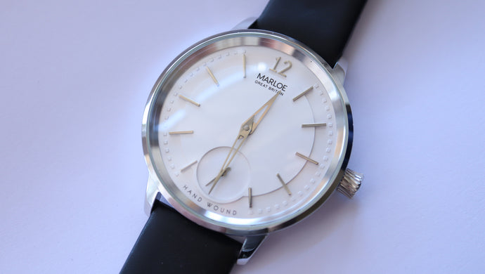 Marloe - Cherwell - White Dial Manual Wind Watch - Chinese 6498 Clone ( ST36 )-Welwyn Watch Parts