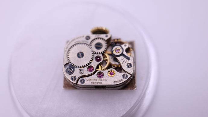 Universal Cal 501 - Manual Movement - Used - Signed Crown-Welwyn Watch Parts