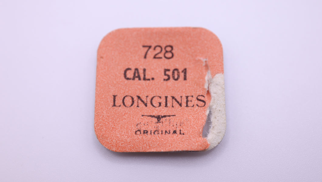 Longines - Balance Staff - Calibre 501 #728-Welwyn Watch Parts