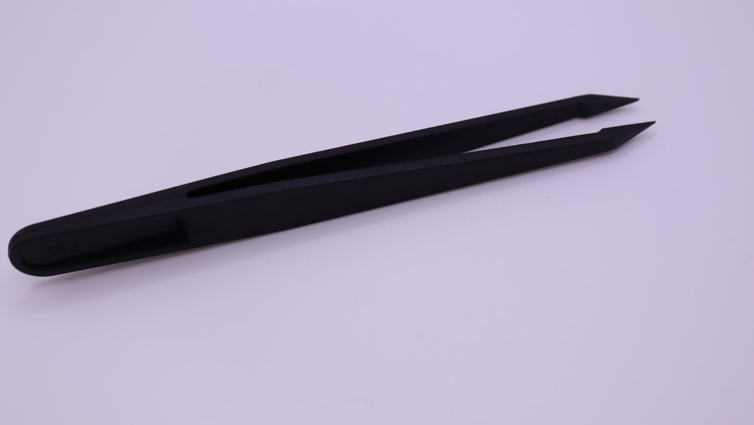 Carbon Fibre Fine Spade Tip Watchmakers Tweezers-Welwyn Watch Parts