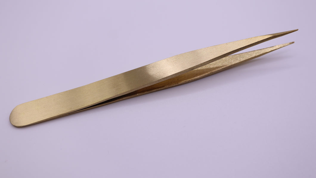 #3 Fine Tip Brass Tweezers - Watchmakers Tools-Welwyn Watch Parts