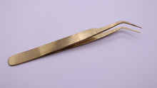 #7 Curved Tip Brass Tweezers - Watchmakers Tools-Welwyn Watch Parts