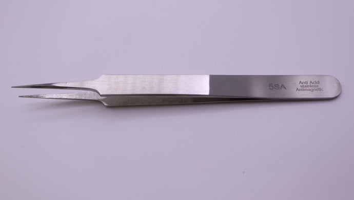 #5SA Antimagnetic Fine Tip Tweezers - Watchmakers Tools-Welwyn Watch Parts
