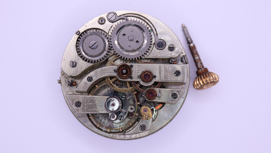 Louis Hands FHF ? - Pocket Watch Movement-Welwyn Watch Parts