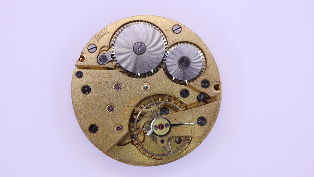 Raxus FHF/FEF ? - Pocket Watch Movement-Welwyn Watch Parts