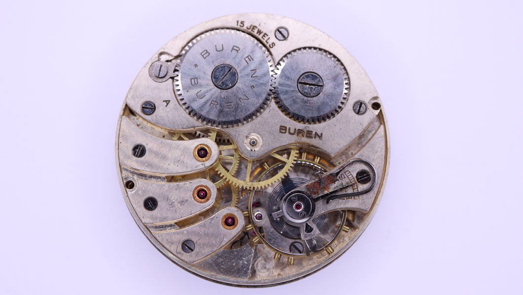 Buren - Cal 55 or 30 ? - Pocket Watch Movement - Good Balance