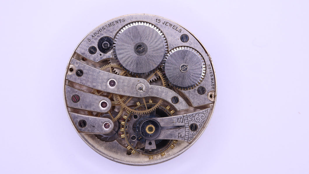 Cyma Ref  919 - Pocket Watch Movement - Good Balance
