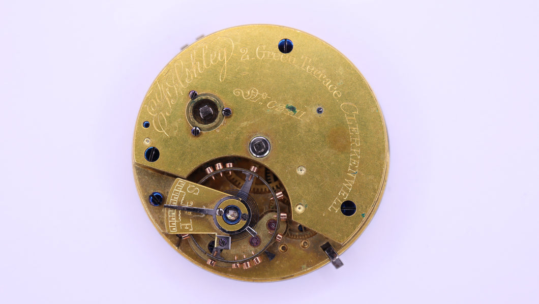 EF Ashley Pocket Watch - Broken Staff Good Hairspring