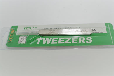 Vetus Swiss Standard Tweezers - Watch Tweezers - ST14 Fine Tip - No5-Welwyn Watch Parts