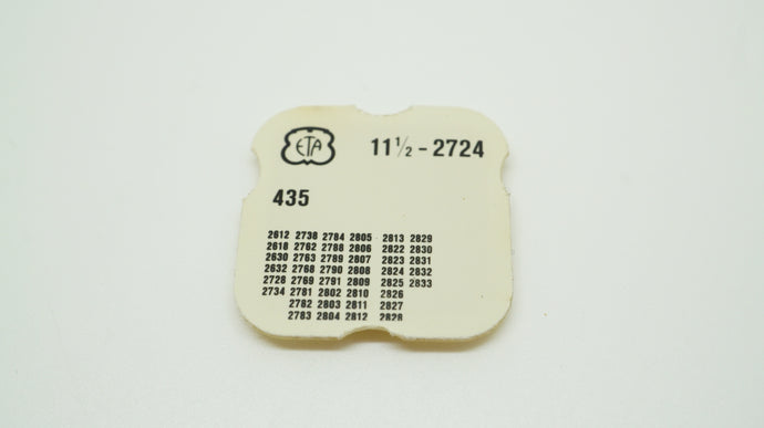 ETA - Calibre 2724 - Return Bar #435-Welwyn Watch Parts