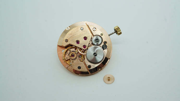 Recta ( MV ) EA1 Calibre Movement - Rose Gilt - Serviced-Welwyn Watch Parts