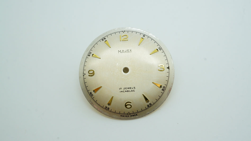 Majex Dial 17 Jewels Incabloc - Recta EA1 - Hands Inc-Welwyn Watch Parts