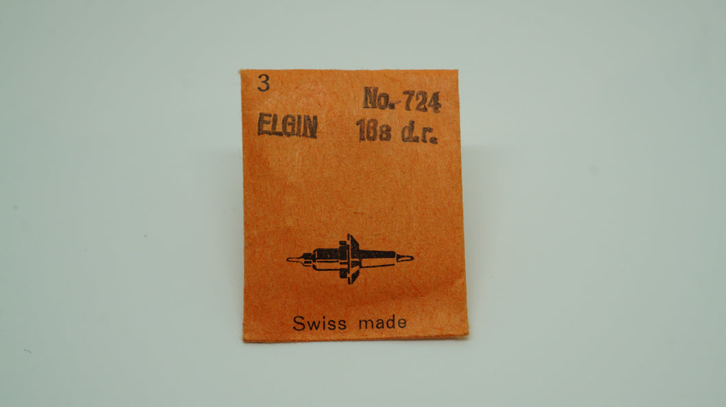Elgin 16s d.r Staff - Balance Staff-Welwyn Watch Parts