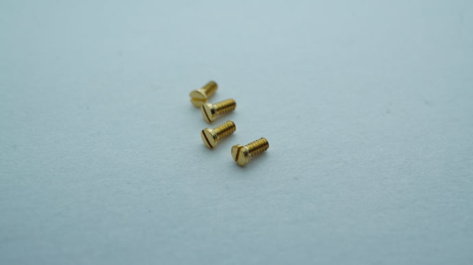Cartier Santos Gold Screws - Part# VA050002-Welwyn Watch Parts