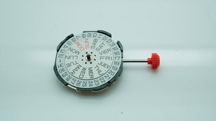 Miyota Quartz - Cal 2105 - Date @ 3-Welwyn Watch Parts