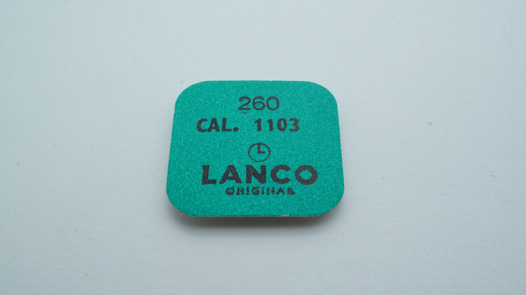 Lanco - Cal 1103 - Part#260 Minute Wheel-Welwyn Watch Parts