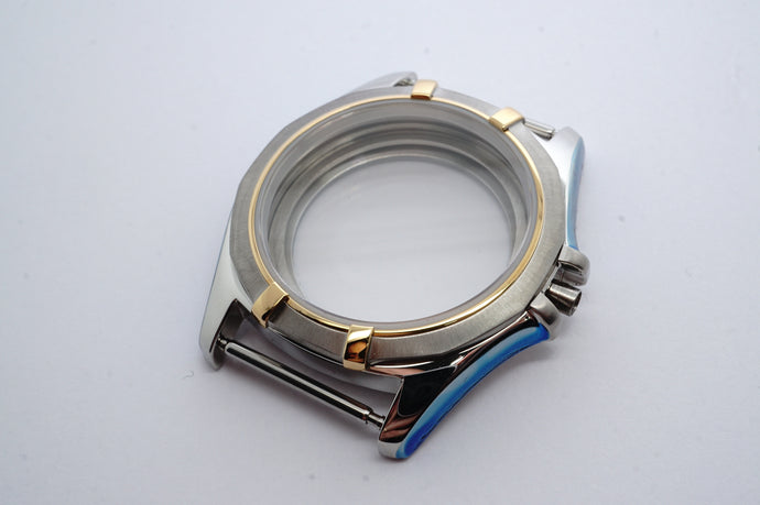 Tissot P680/780 Casing Complete - Steel & PVD Gold Plated-Welwyn Watch Parts