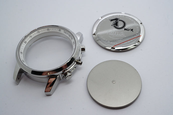 Tissot T300 Michael Owen Limited Edition Casing Complete - Stainless Steel-Welwyn Watch Parts