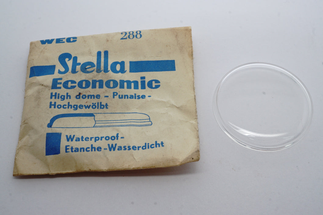 Stella Eco Waterproof Acrylic Glasses - NOS-Welwyn Watch Parts