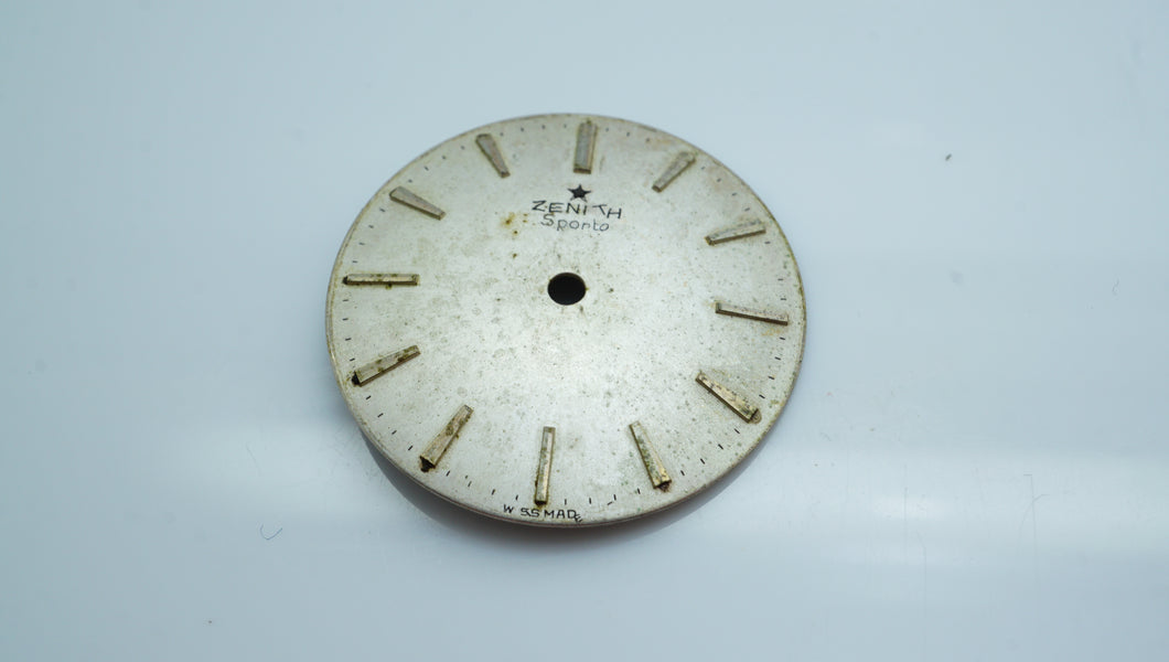 Zenith Sporto - Cal 120T Dial - Used/Poor-Welwyn Watch Parts