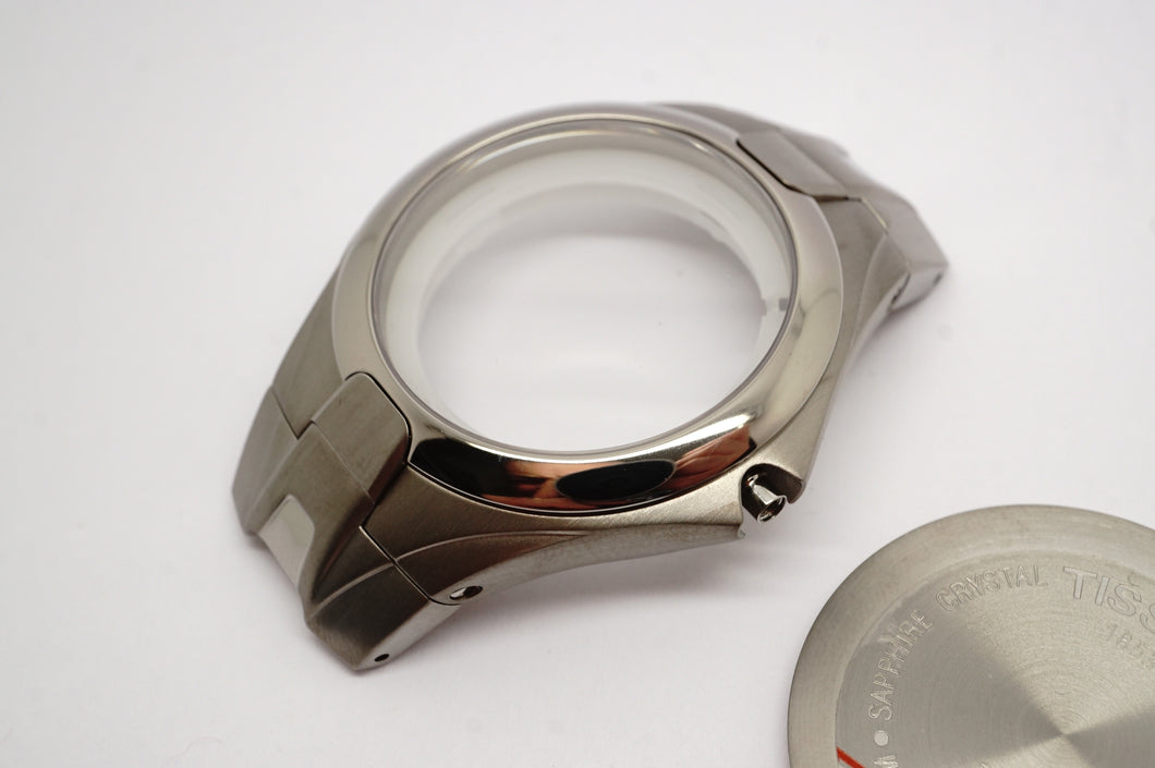 Tissot Complete Case - Model T760 - Titanium - Sapphire Glass-Welwyn Watch Parts