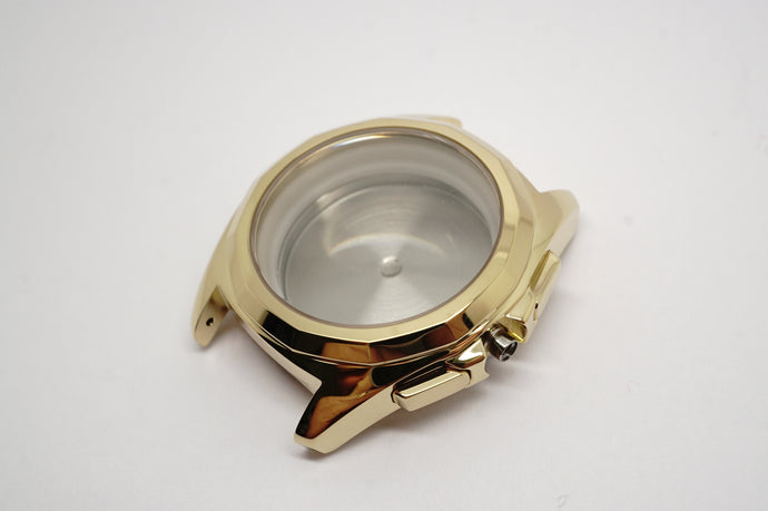 Tissot Complete Case - Model T008217A - Gold PVD Chrono - Sapphire Glass-Welwyn Watch Parts