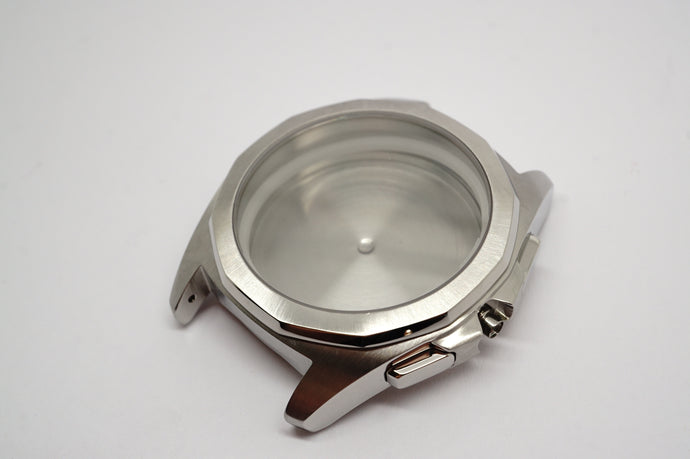 Tissot Complete Case - Model 10BC0453087 Chrono - Steel - Sapphire Glass-Welwyn Watch Parts