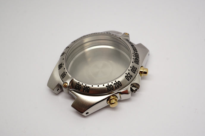 Tissot Complete Case - Model P162/262P Chrono - Steel & PVD - Sapphire Glass-Welwyn Watch Parts