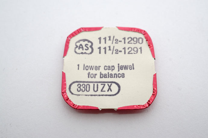 AS Calibre 1290/1291 - Lower Cap Jewel Balance - Part # 330-Welwyn Watch Parts