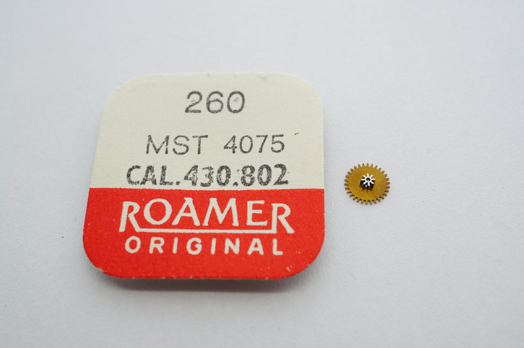 MST/Roamer - Cal 430/802 - Minute Wheel - Part# 260-Welwyn Watch Parts