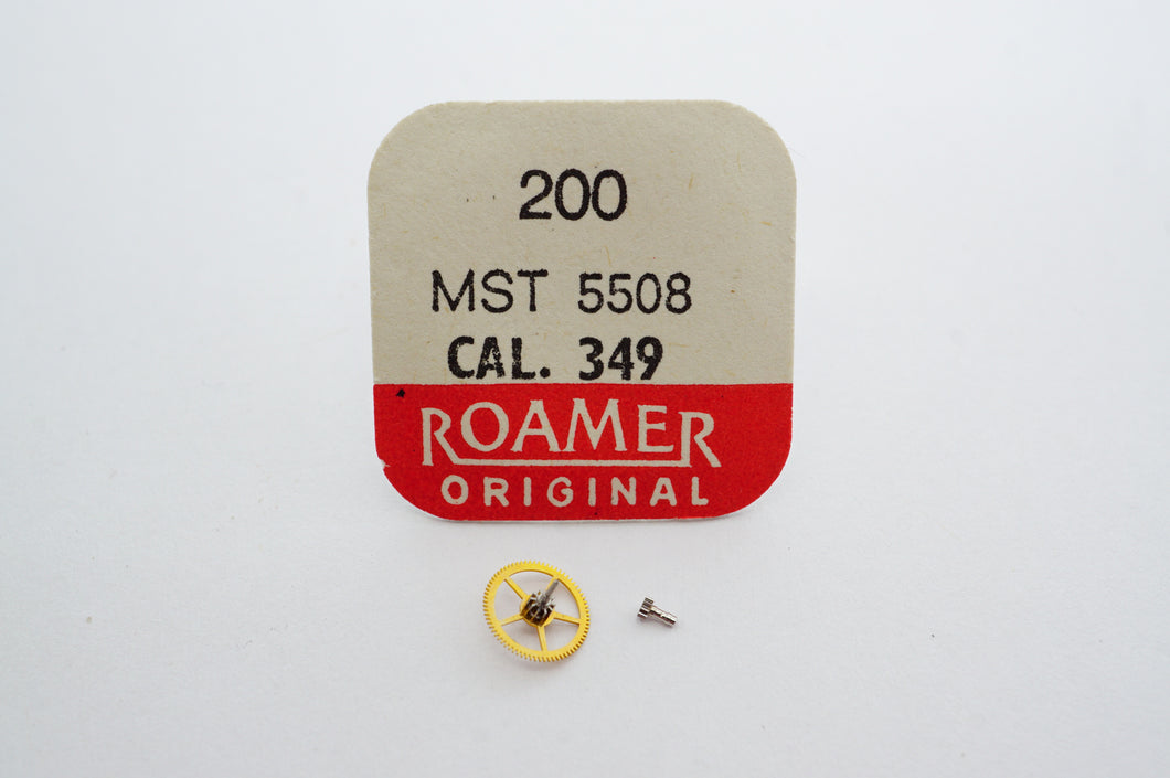 MST/Roamer - Cal 349 - Centre Wheel & Canon Pinion - Part# 200-Welwyn Watch Parts