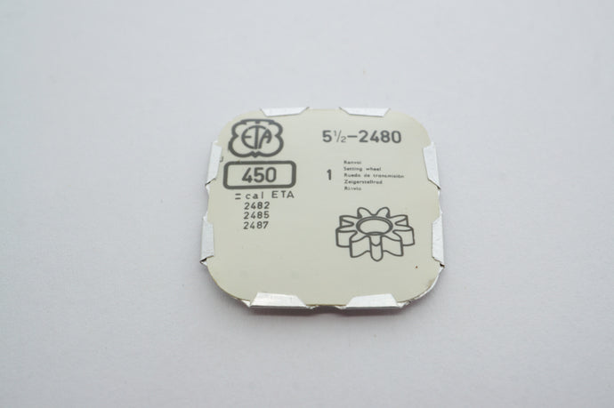 ETA - Cal 2480 - Setting Wheel - Part # 450-Welwyn Watch Parts