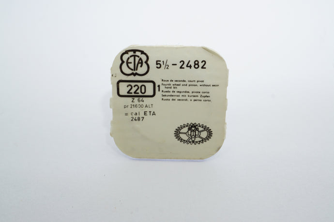 ETA - Cal 2482 - 4th Wheel - Part # 220-Welwyn Watch Parts