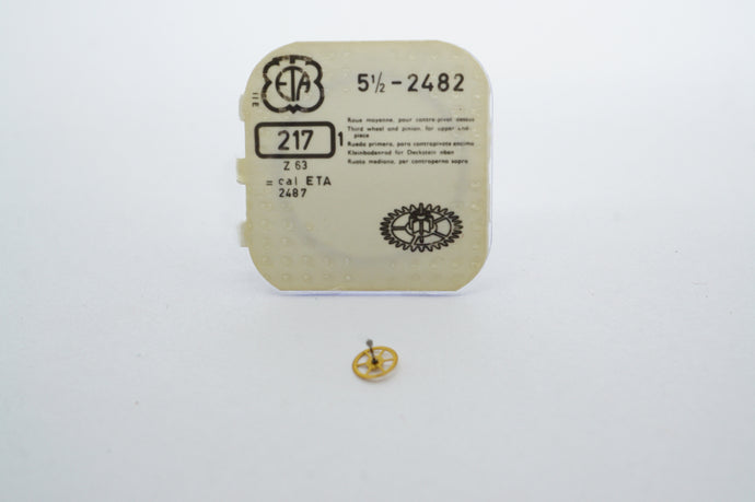 ETA - Cal 2482 - 3rd Wheel - Part # 217-Welwyn Watch Parts