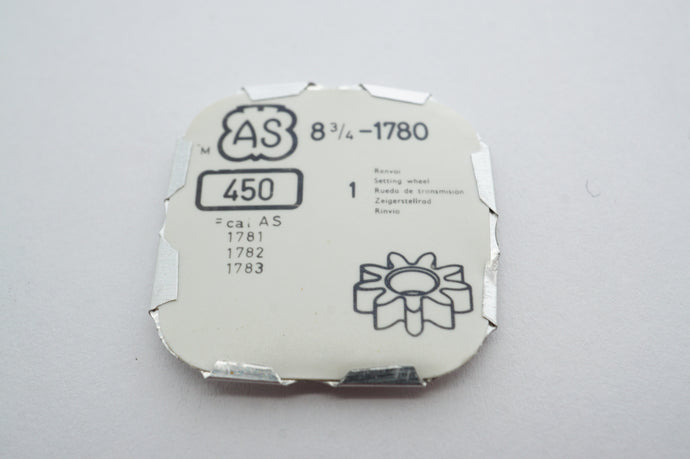 AS - Calibre 1780 - Setting Wheel - Part # 450-Welwyn Watch Parts