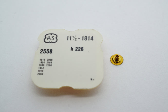 AS - Calibre 1814 - Double Tooth Hour Wheel - Part # 2558-Welwyn Watch Parts