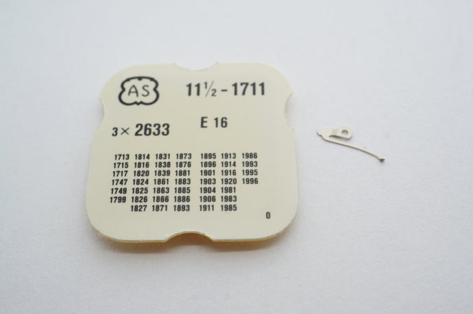 AS - Calibre 1711 - Date Unlocking Yoke Spring - Part # 2633-Welwyn Watch Parts