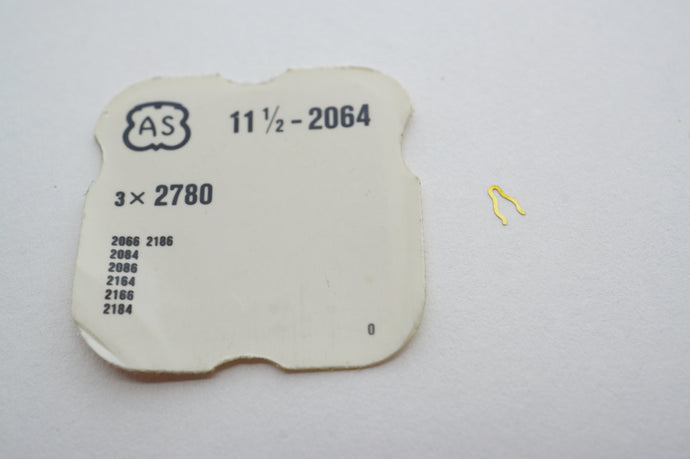 AS - Calibre 2064 - Date Indicator Spring Clip - Part # 2780-Welwyn Watch Parts