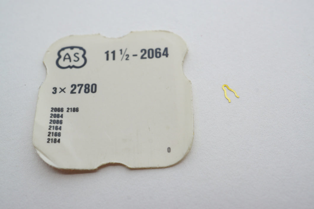 AS - Calibre 2064 - Date Indicator Spring Clip - Part # 2780-Welwyn Watch Parts