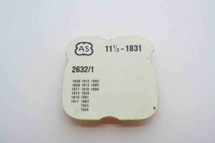 AS - Calibre 1831 - Date Unlocking Yoke Mounted - Part # 2632/1-Welwyn Watch Parts