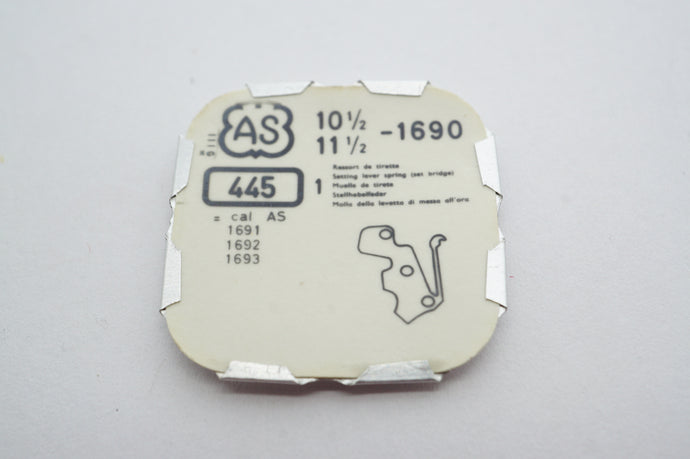 AS - Calibre 1690 - Setting Lever Spring - Part # 445-Welwyn Watch Parts