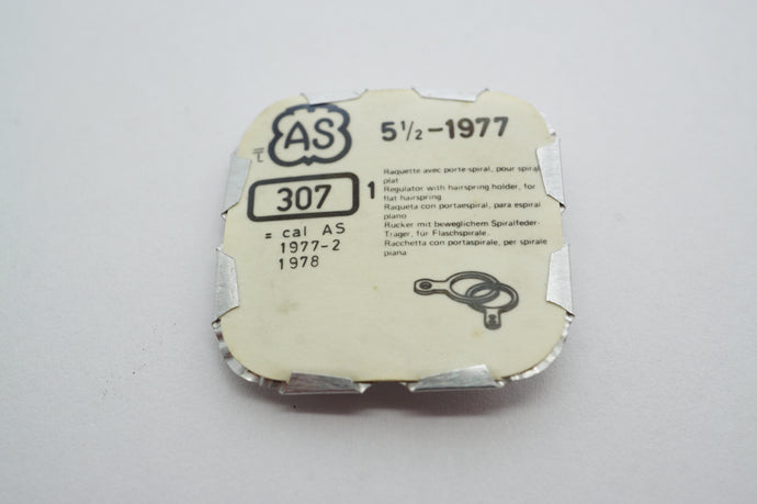 AS - Calibre 1977 - Regulator - Part # 307-Welwyn Watch Parts