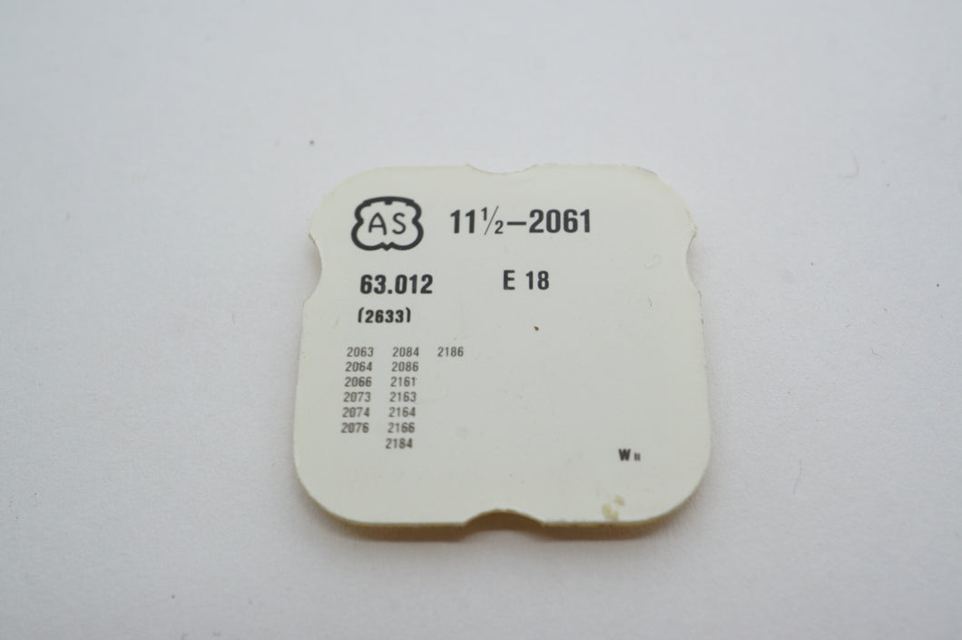 AS - Calibre 2061 - Date Change Spring - Part # 2633-Welwyn Watch Parts