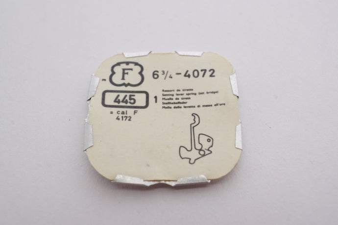 Felsa - Calibre 4072 - Setting Lever Spring - Part# 445-Welwyn Watch Parts