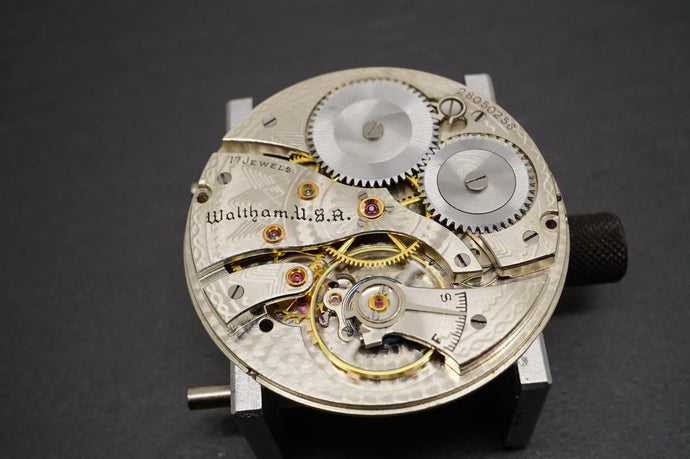 Waltham Grade 1235 - Model 1924 - Movement - Running/Untested-Welwyn Watch Parts