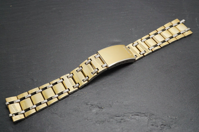 Seiko - Vintage NOS Gold Plated Bracelet - Rare B125G - End Links-Welwyn Watch Parts