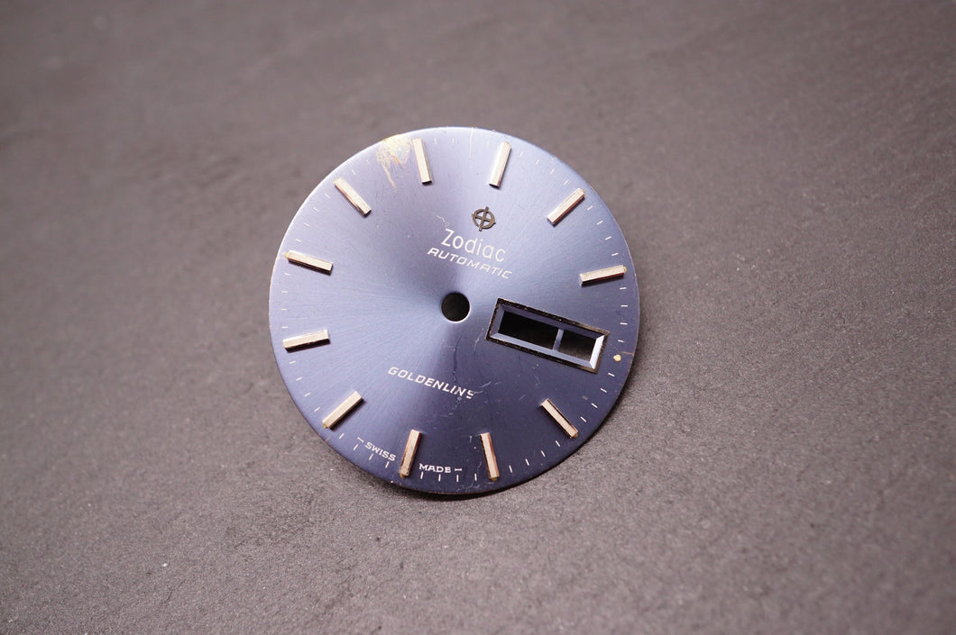 Zodiac Dial - Blue Goldenline - Automatic - 29.4mm-Welwyn Watch Parts