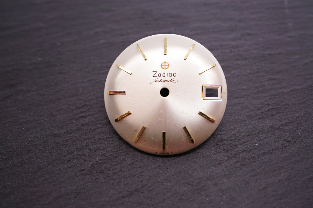 Zodiac Dial - Automatic Silver Date - 27mm-Welwyn Watch Parts