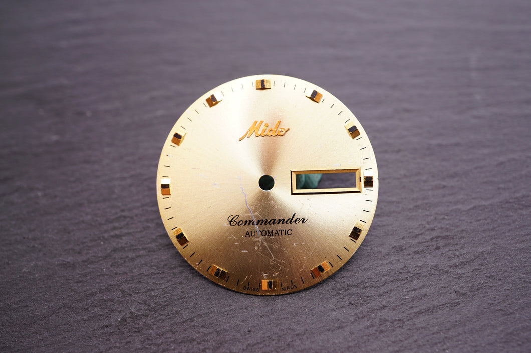 Mido Commander Automatic - Gold - 28mm-Welwyn Watch Parts
